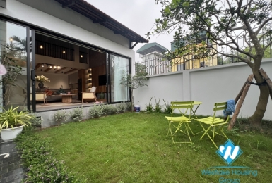 Brand new garden house for rent in Ngoc Thuy ward near French international school.